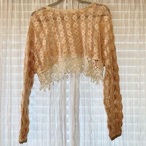 Free People beach coverup top